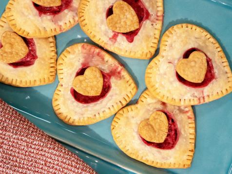 Raspberry Cream Cheese Heart Tarts