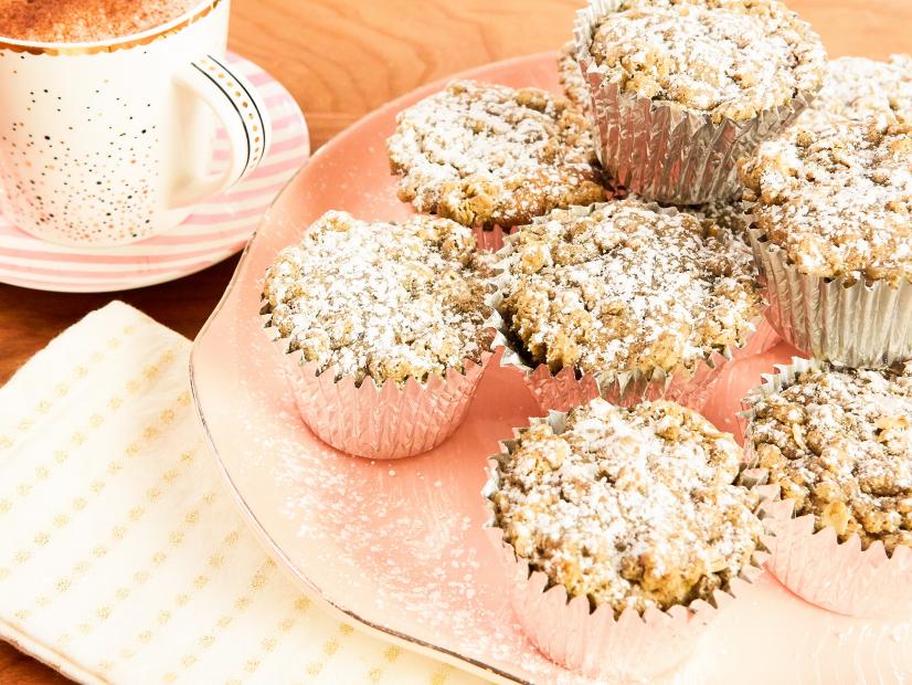 Chai-Spiced Coffee Cake Muffins with Chai Lattes, as seen on Food Network Kitchen Live.