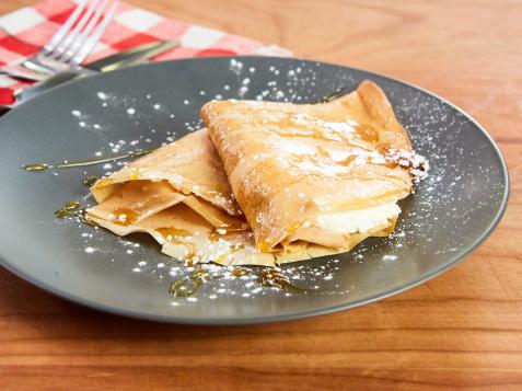 Chestnut Crepes with Sweet Ricotta