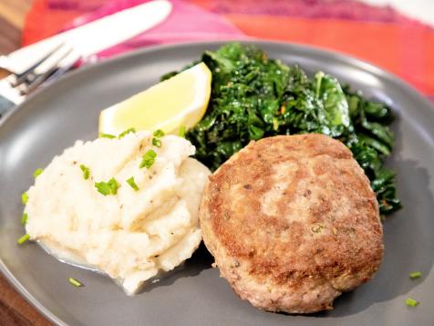 Whole30 Cauliflower Mash and Turkey Patties