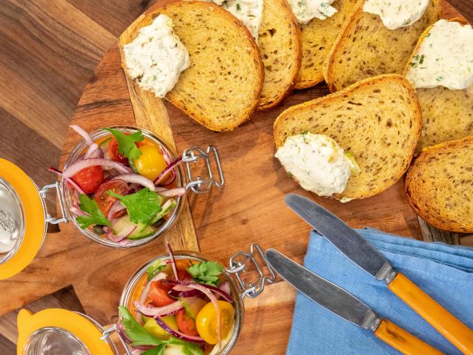 Smoked Salmon Rillettes with Rye Toasts Recipe | Eric Greenspan | Food ...