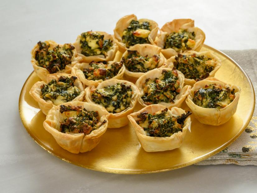 Kale Spanakopita Cups, as seen on Food Network Kitchen Live.