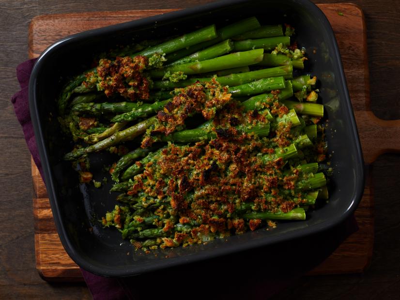 Mark Bittman's Simplest Asparagus Gratin, as seen on Food Network Kitchen.