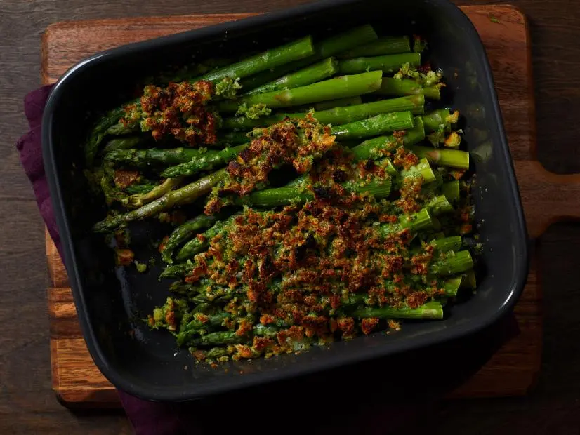 Mark Bittman's Simplest Asparagus Gratin, as seen on Food Network Kitchen.