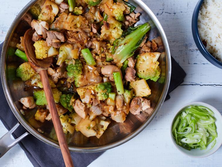 StirFried Chicken with Broccoli or Cauliflower Recipe Food Network