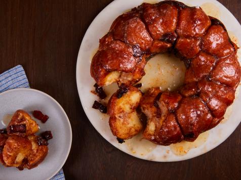 Bacon Monkey Bread with Orange Glaze