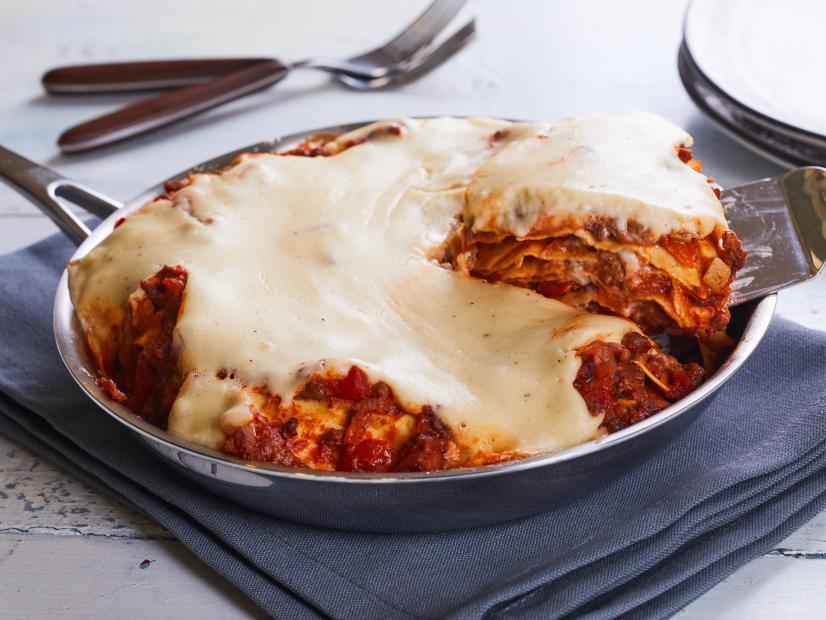 James Briscione's Individual Lasagna Bolognese as seen on Food Network Kitchen.