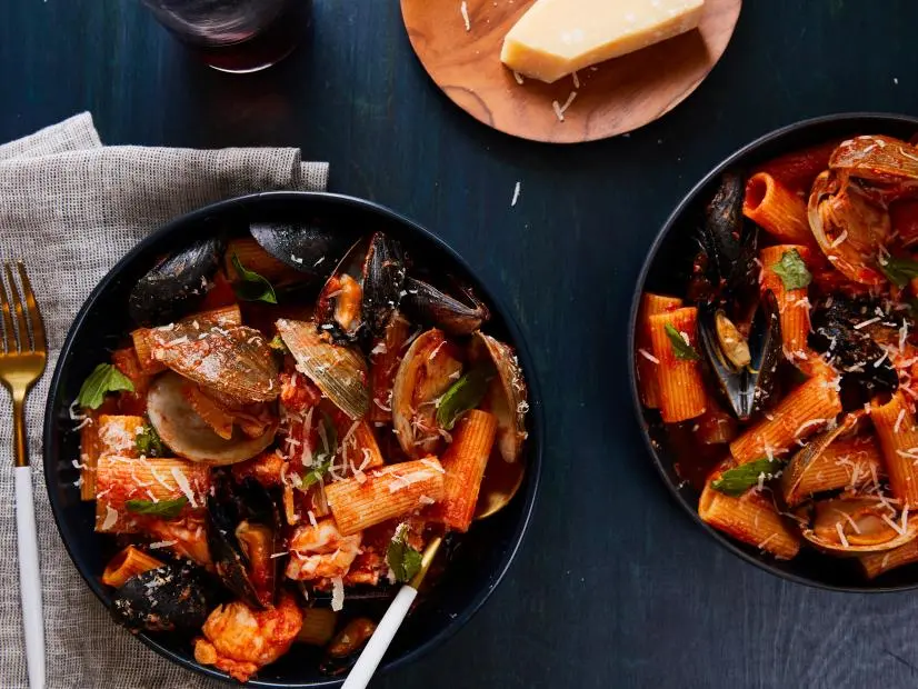 James Briscione's Seafood Pasta, as seen on Food Network Kitchen.
