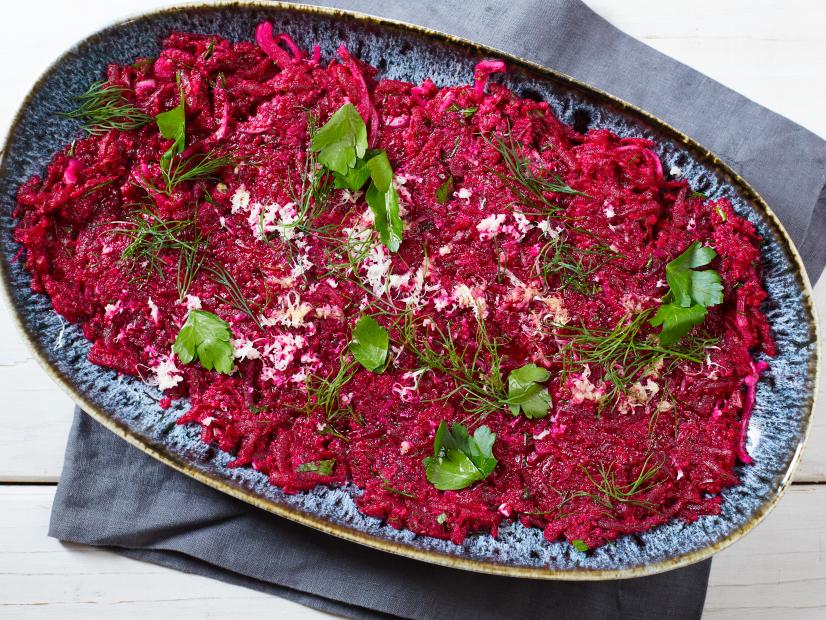 Michael Solomonov's Abe Fisher Beet Salad, as seen on Food Network Kitchen.