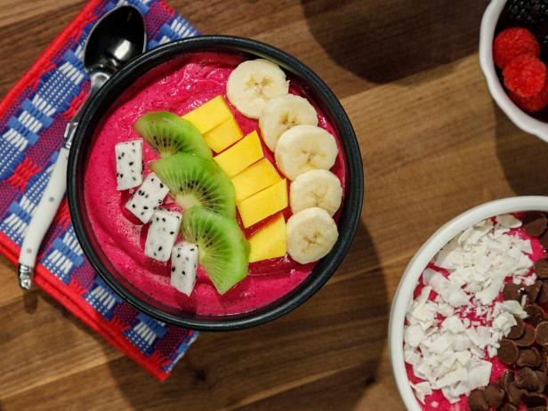 Dragon Fruit Smoothie Bowls Recipe | Catherine McCord | Food Network