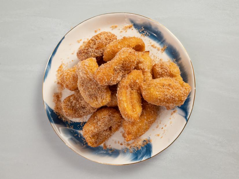 Coconut Kesari Mexican Churros, as seen on Food Network Kitchen Live.