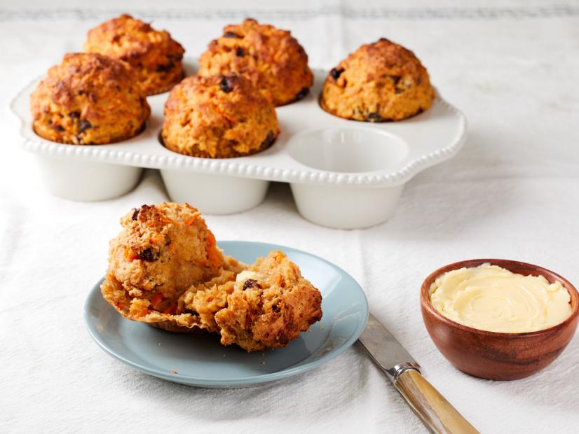Beverly Weidner's Anytime Yogurt Carrot Muffins, as seen on Food Network Kitchen.