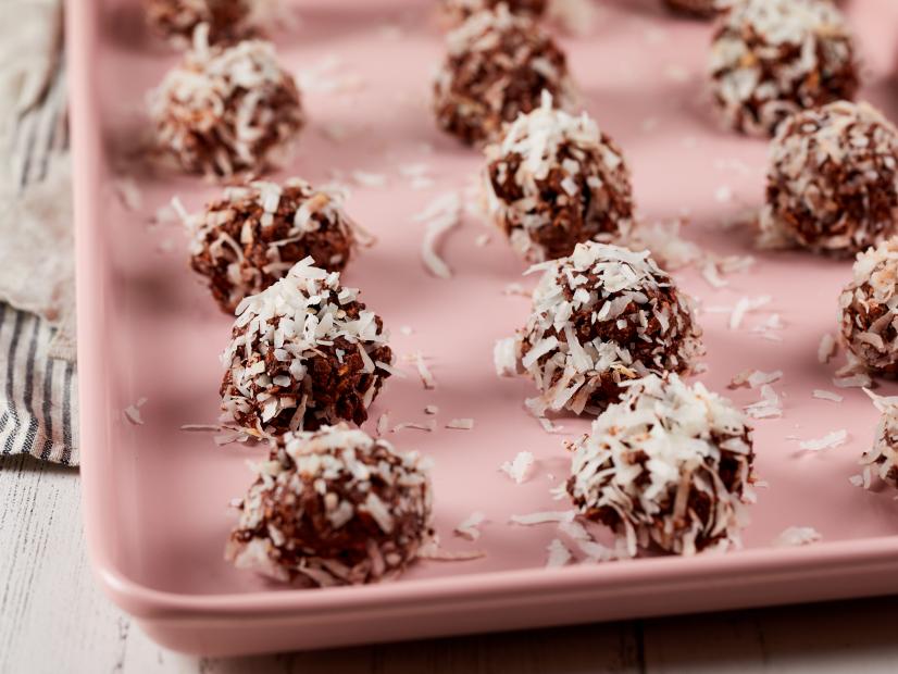 Beverly Weidner's Chocolate Coconut Granola Bites, as seen on Food Network Kitchen.