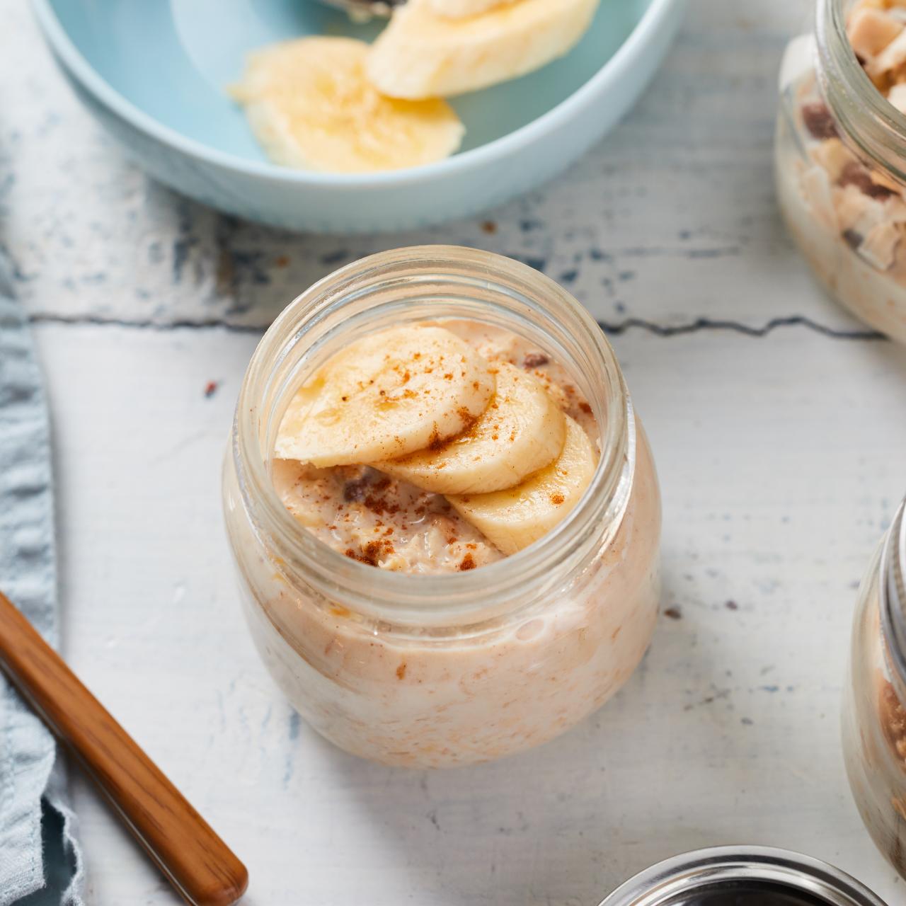 Banana Nut Overnight Oats - A Night Owl Blog