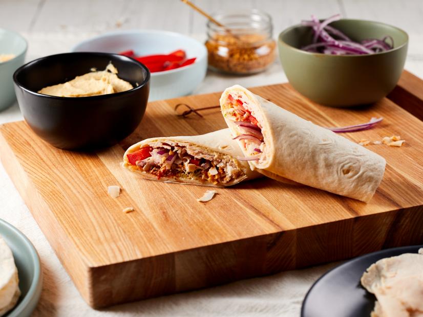 Beverly Weidner's Turkey Lunch Wrap, as seen on Food Network Kitchen.