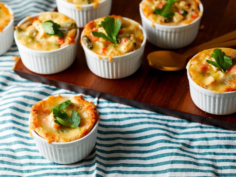 Beverly Weidner's Cheesy Biscuit Pot Pies, as seen on Food Network Kitchen.