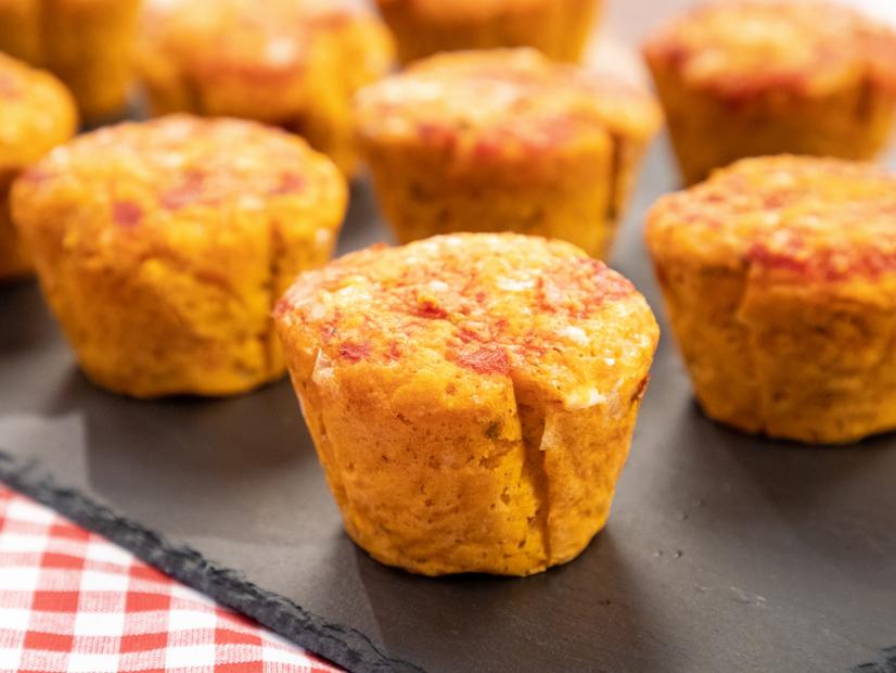 Pizza Muffins beauty, as seen on Food Network Kitchen Live.
