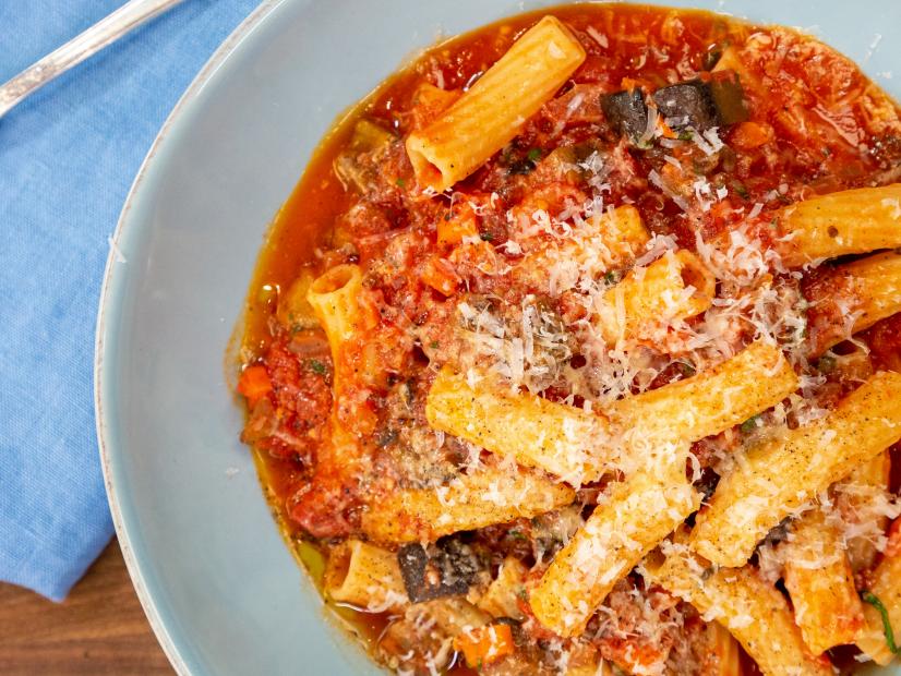 Eggplant Bolognese beauty, as seen on Food Network Kitchen Live.