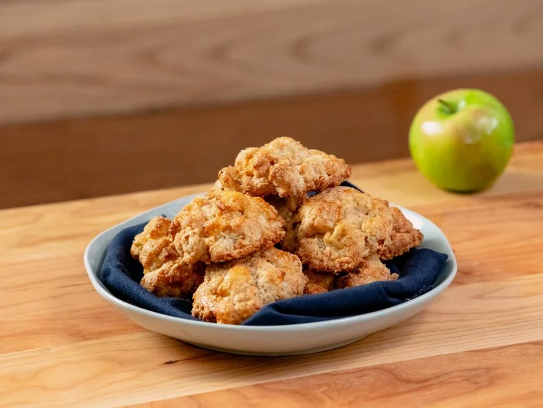 Erin McDowell features Apple Cinnamon Scones, as seen on Food Network Kitchen Live.