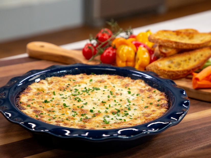Warm and Cheesy Onion Dip beauty, as seen on Food Network Kitchen Live.
