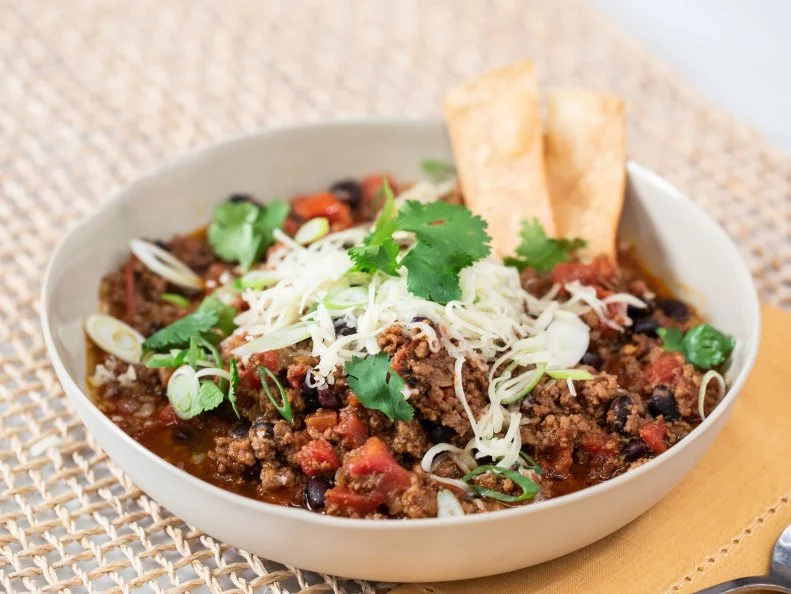 Sunny Anderson 5 ingredient Chilli, as seen on The Kitchen Thanksgiving Live, Special 1