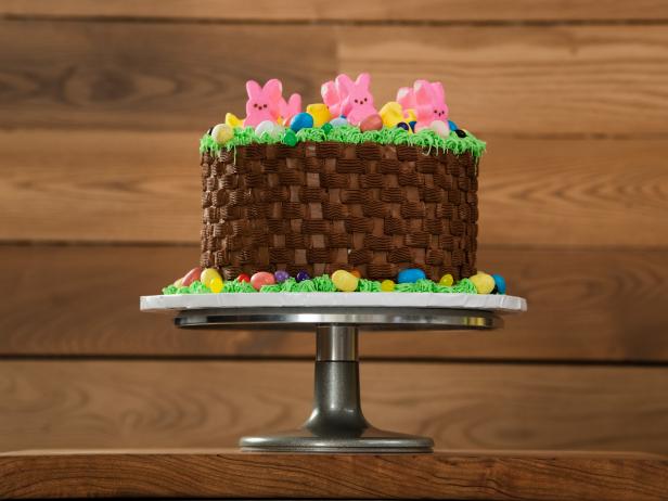 Easter Basket Cake, as seen on Food Network Kitchen Live.