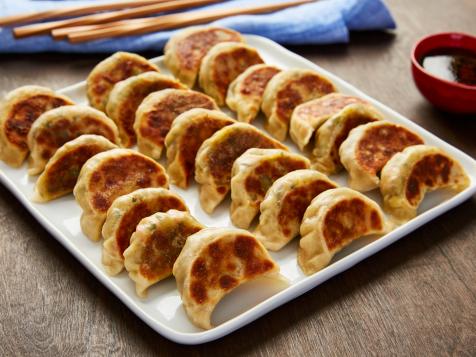 Vegetarian Pot Stickers with Homemade Dumpling Wrappers