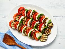 Lidey Hueck, Eggplant Tomato Caprese Salad, as seen on Food Network Kitchen.