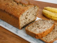 Banana Bread with Coconut and Pecans, as seen on Food Network Kitchen Live.