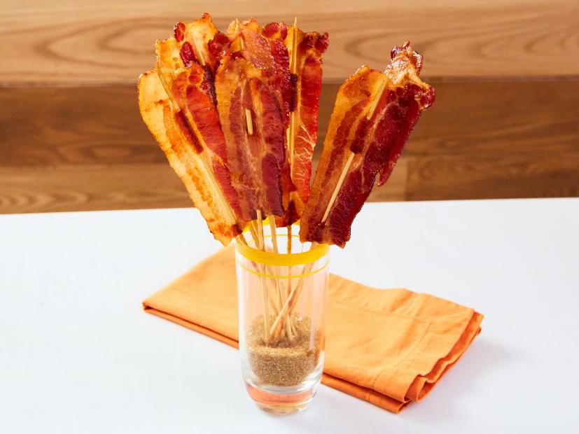 Candied Bacon Lollipops, as seen on Food Network Kitchen Live.