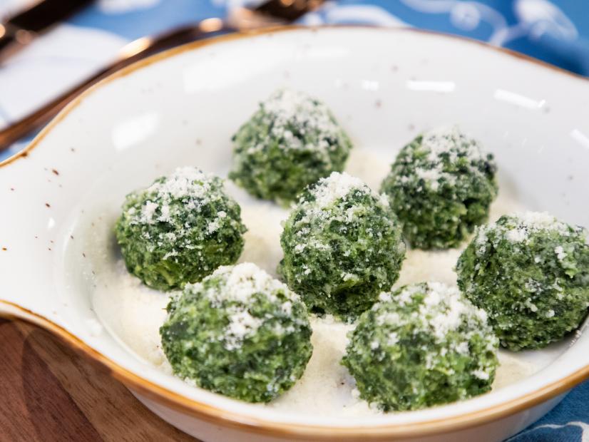 Spinach and Ricotta Gnocchi beauty, as seen on Food Network Kitchen Live.