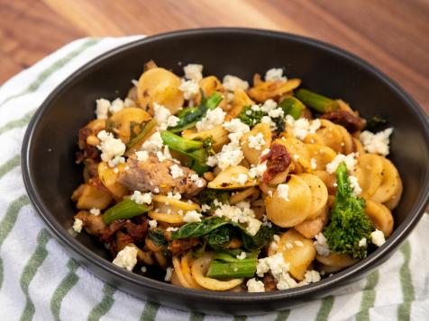 Orecchiette with Italian Sausage, Broccoli Rabe and Gorgonzola