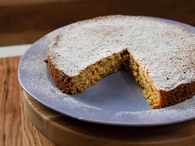 Gluten-Free Cashew Oatmeal Cake, as seen on Food Network Kitchen Live