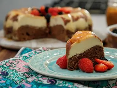 Chocoflan beauty, as seen on Food Network Kitchen Live.