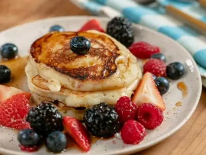 Marc Murphy features Yogurt Pancakes, as seen on Food Network Kitchen Live.