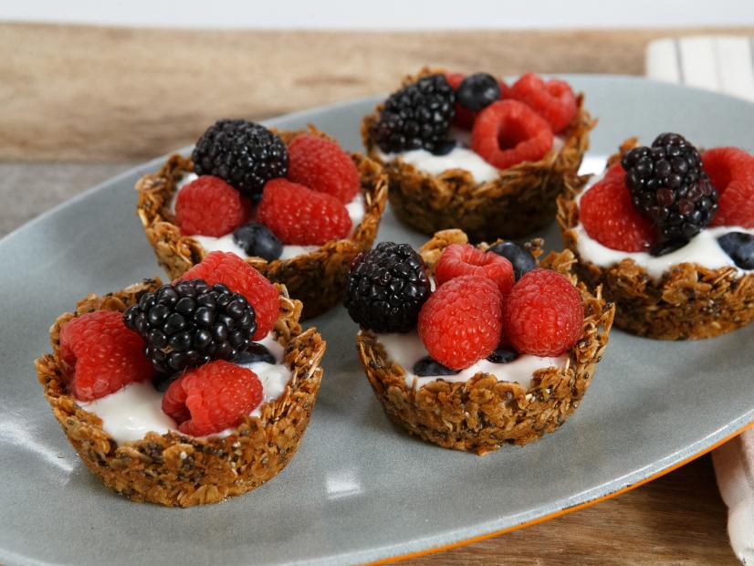 Muffin Tin Granola Cups, as seen on Food Network Kitchen Live.