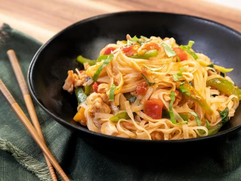 Drunken Noodles beauty, as seen on Food Network Kitchen Live.