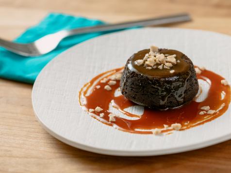 Warm Chocolate Stout Cakes with Whiskey Caramel Sauce
