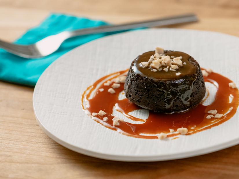 Zac Young features Warm Chocolate Stout Cakes with Whiskey Caramel, as seen on Food Network Kitchen Live.
