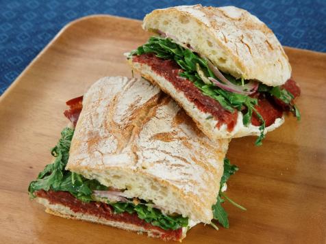 Bresaola and Ricotta Panini