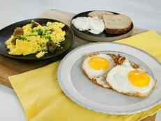 There are many ways to fry an egg. I personally want my eggs on the more "cooked through" side but I don't want to risk breaking the yolk by flipping them over in the pan. I use my sunny side up method, but steam them without flipping if I want them to be on the more done side. The important thing with fried eggs is giving each one enough pan real estate to fry properly and not run into one giant mass. Another trick? When I want more protein and less yolk, I fry one yolk with three whites like a giant Willy Wonka egg white. If you like texture, add coarse salt instead of kosher.