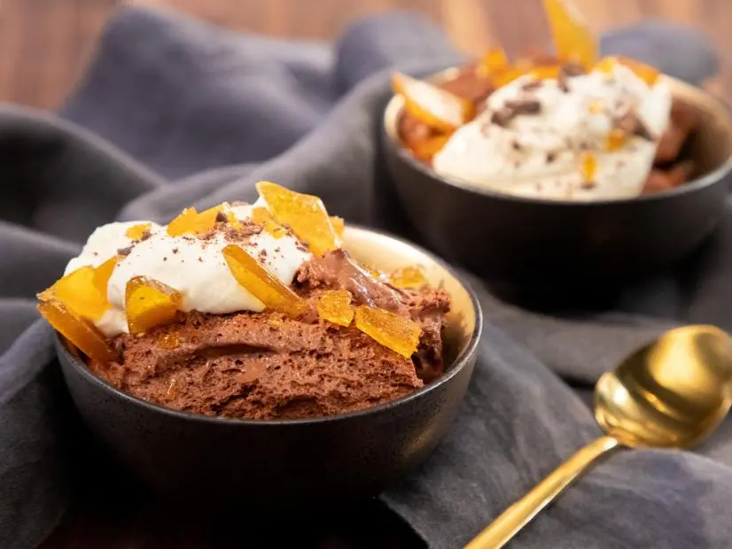 Dark Chocolate Velvet Mousse beauty, as seen on Food Network Kitchen Live.