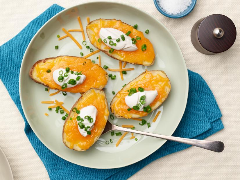 Food Network Kitchen’s Air Fryer Baked Potatoes, as seen on Food Network.
