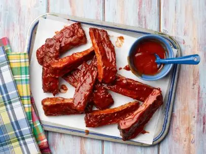 Food Network Kitchen’s Air Fryer Spareribs, as seen on Food Network.