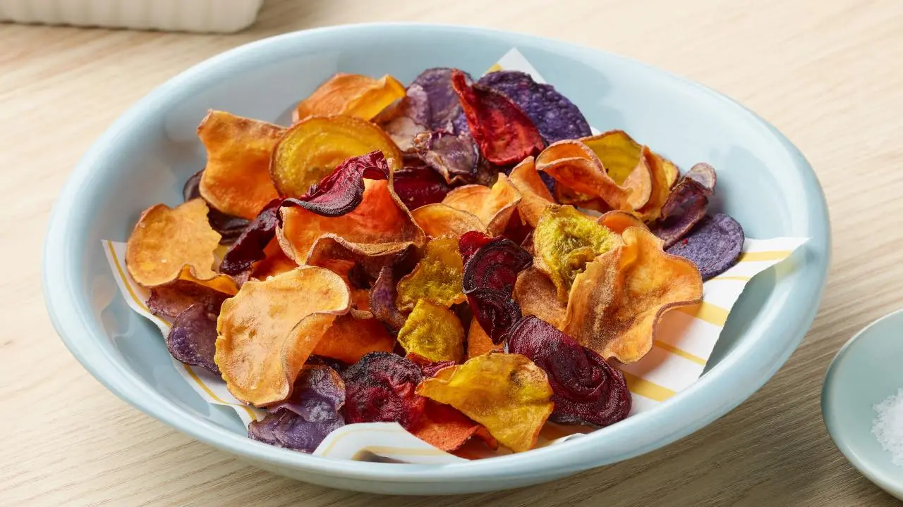 Air Fryer Veggie Chip Medley