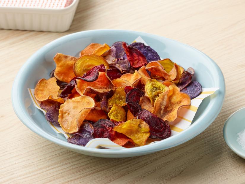 Food Network Kitchen’s Air Fryer Veggie Chip Medley, as seen on Food Network.