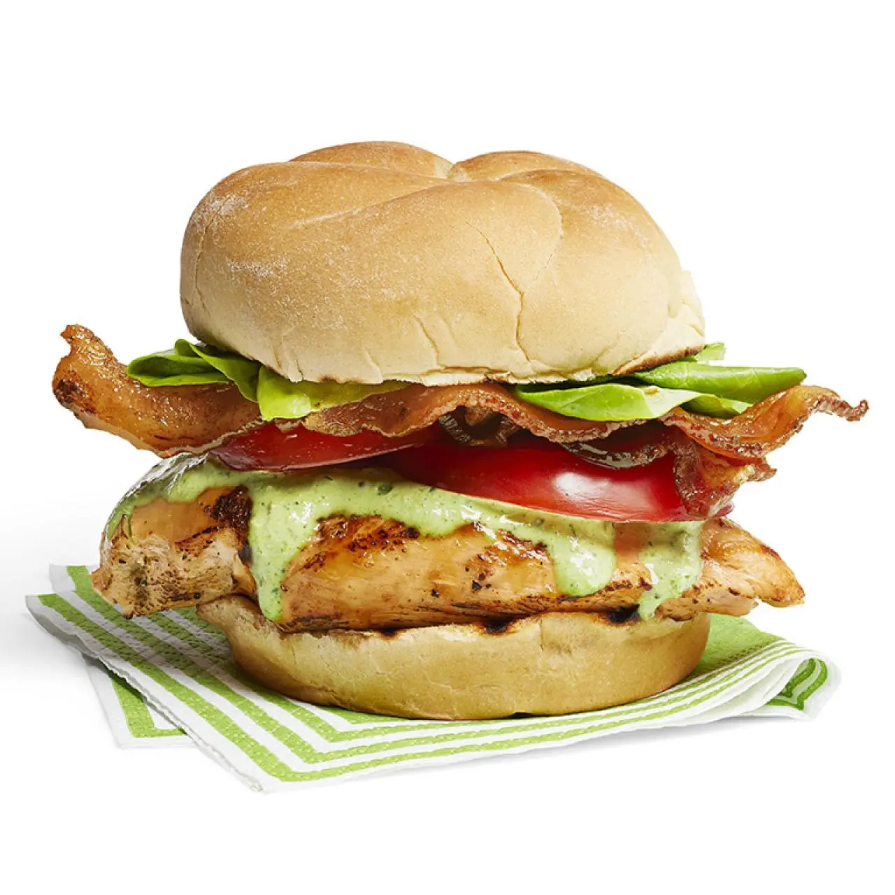 Grilled Chicken BLT with Green Goddess Sauce