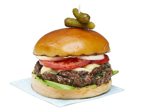 Herb Butter–Stuffed Burgers
