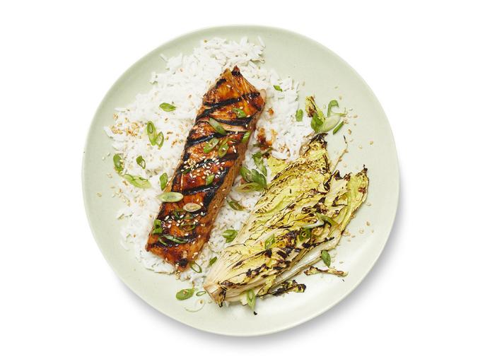 Korean-Style Barbecue Salmon Recipe | Food Network Kitchen | Food Network