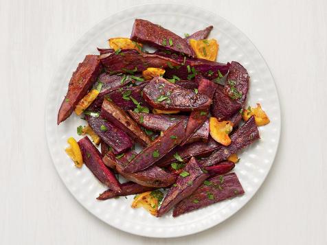 Roasted Purple Sweet Potatoes